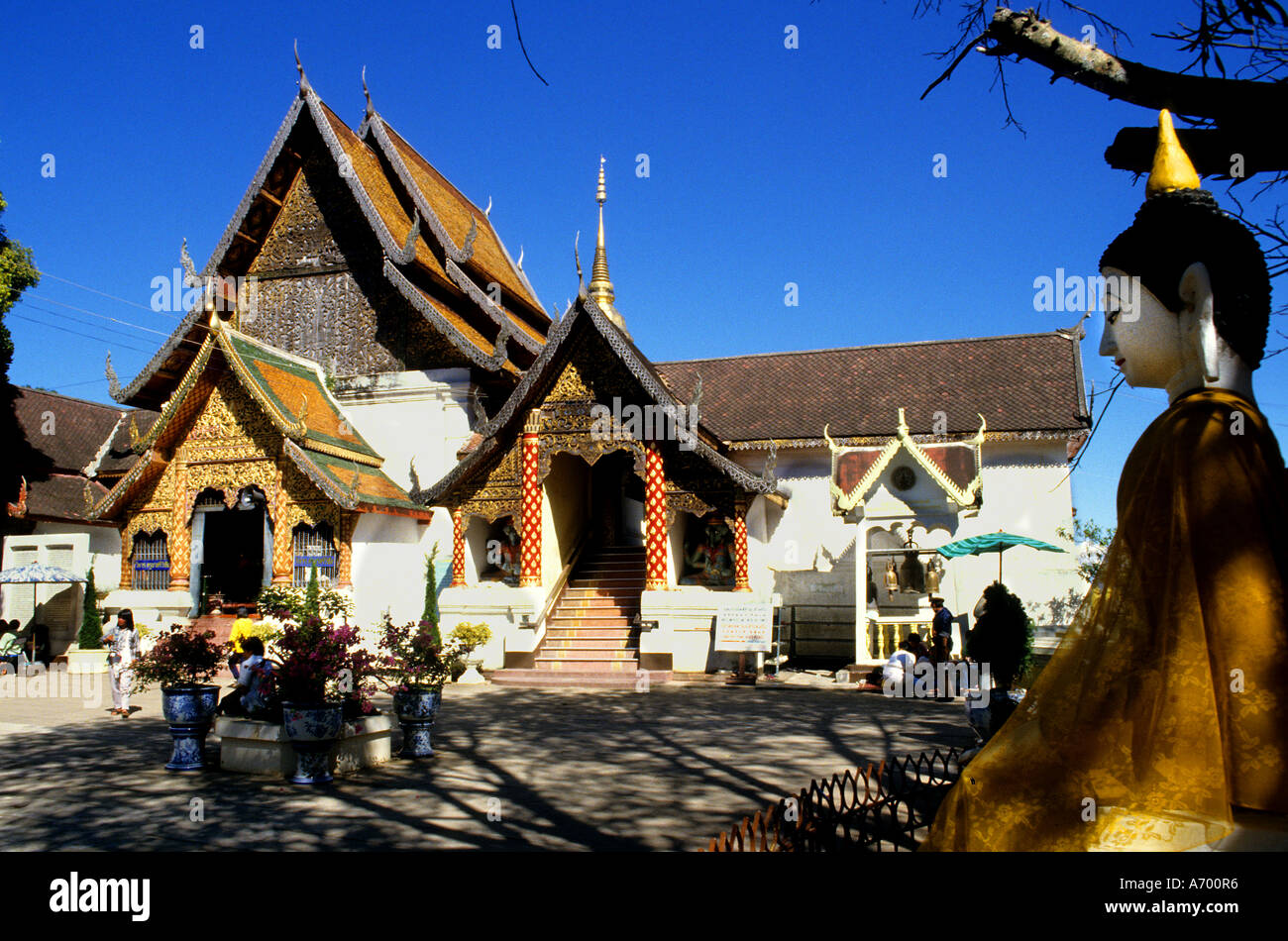 Wat Phra That Doi Suthep périphérie de la province de Chiang Mai Chiang Mai Thailande Asie Banque D'Images