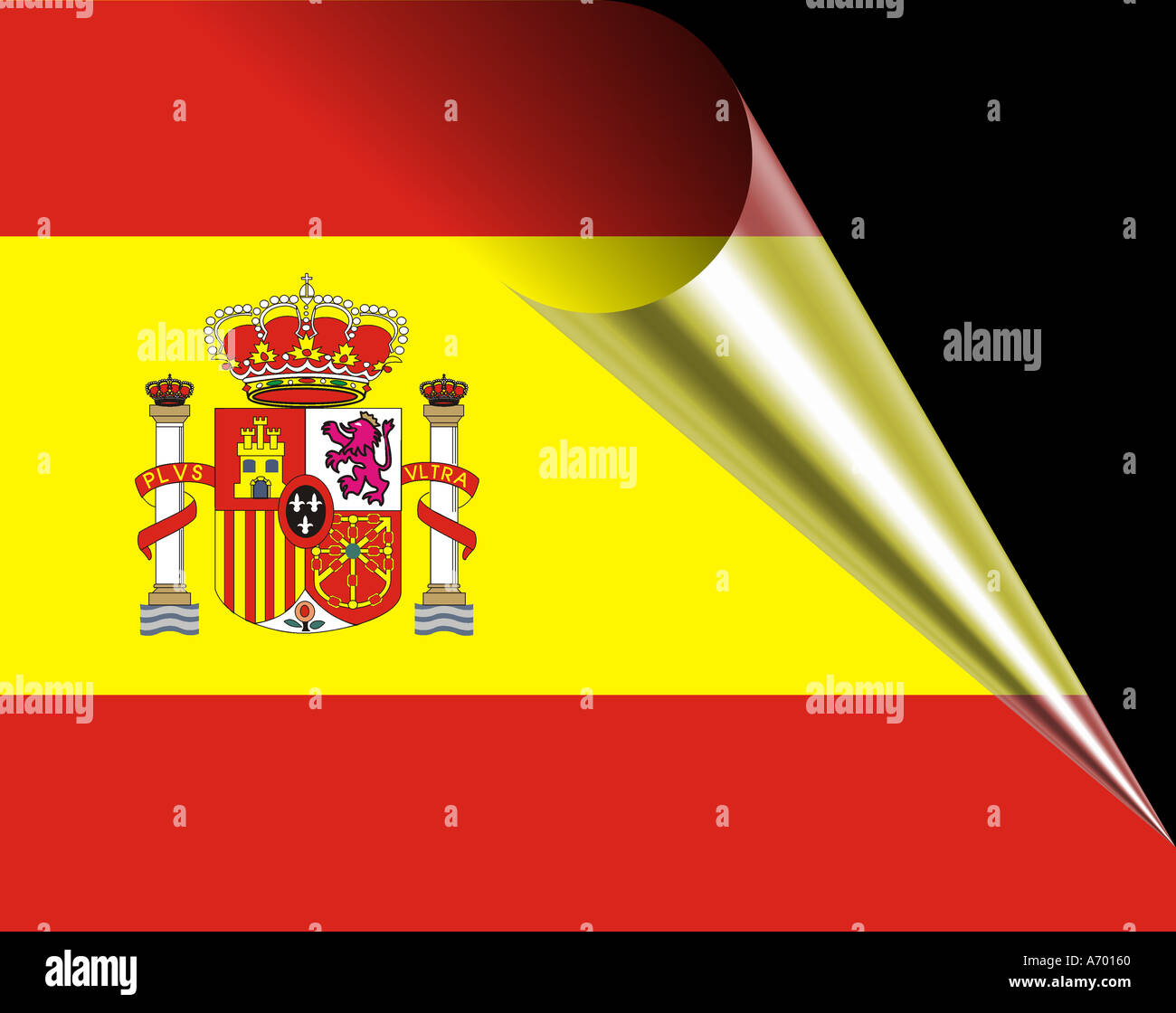 L'Espagne drapeau de l'Espagne Banque D'Images