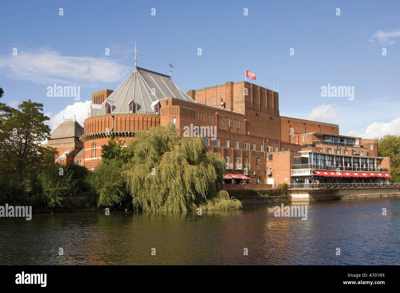 Shakespeare Memorial Theatre accueil du Royal Shakepeare Company Stratford Upon Avon Warwickshire Angleterre Royaume-Uni Banque D'Images