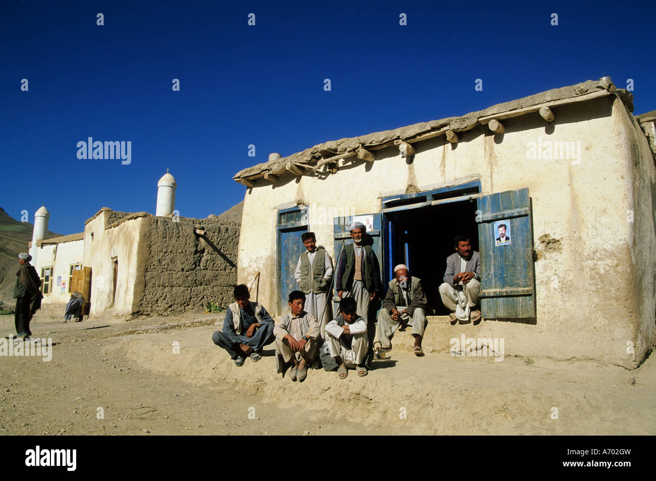 Syadara Daulitiar entre village et de Yakawlang Asie Afghanistan Banque D'Images