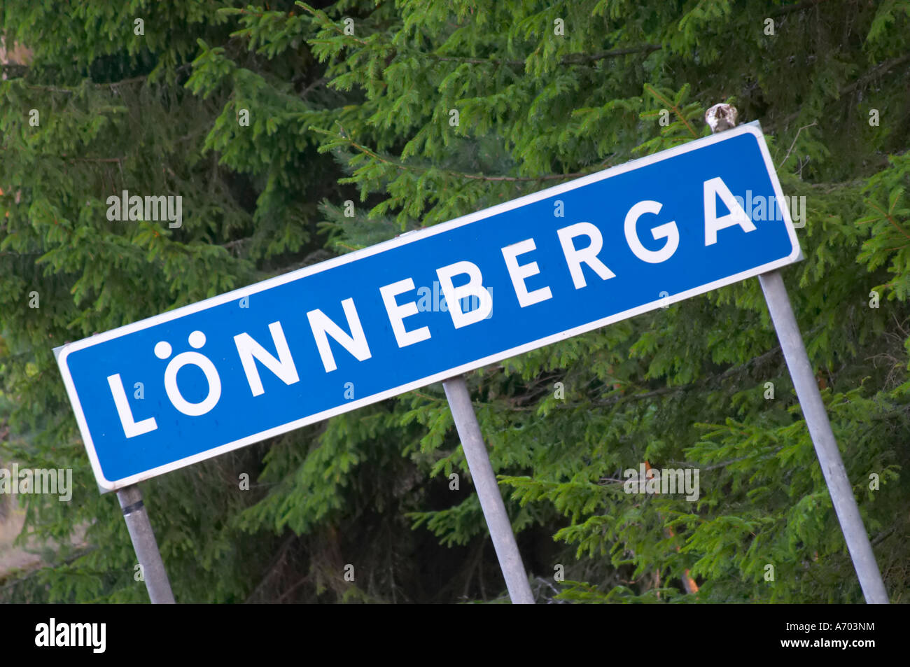 Lonneberga, un petit village suédois, rendu célèbre par l'histoire d'Astrid Lindgren d'Emil dans Lönneberga. Lonneberga Smaland re Banque D'Images