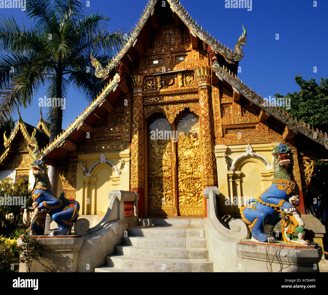 Wat Phra That Doi Suthep périphérie de la province de Chiang Mai Chiang Mai Thailande Asie Banque D'Images