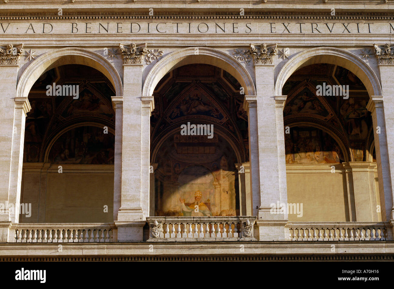 Le baptistère Basilique San Giovanni in Laterano Rome Italie Banque D'Images