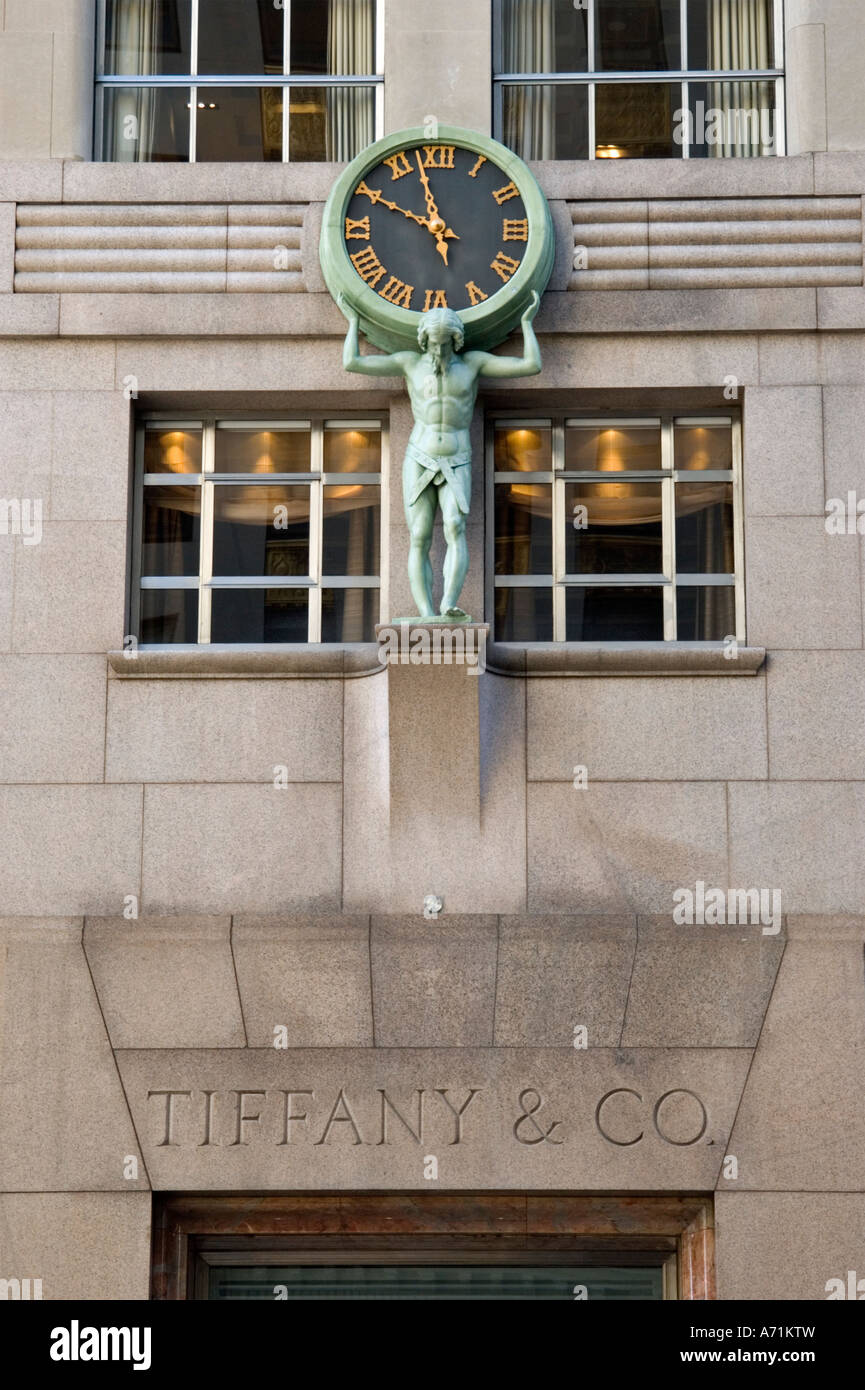 Tiffany's Store à Manhattan Banque D'Images