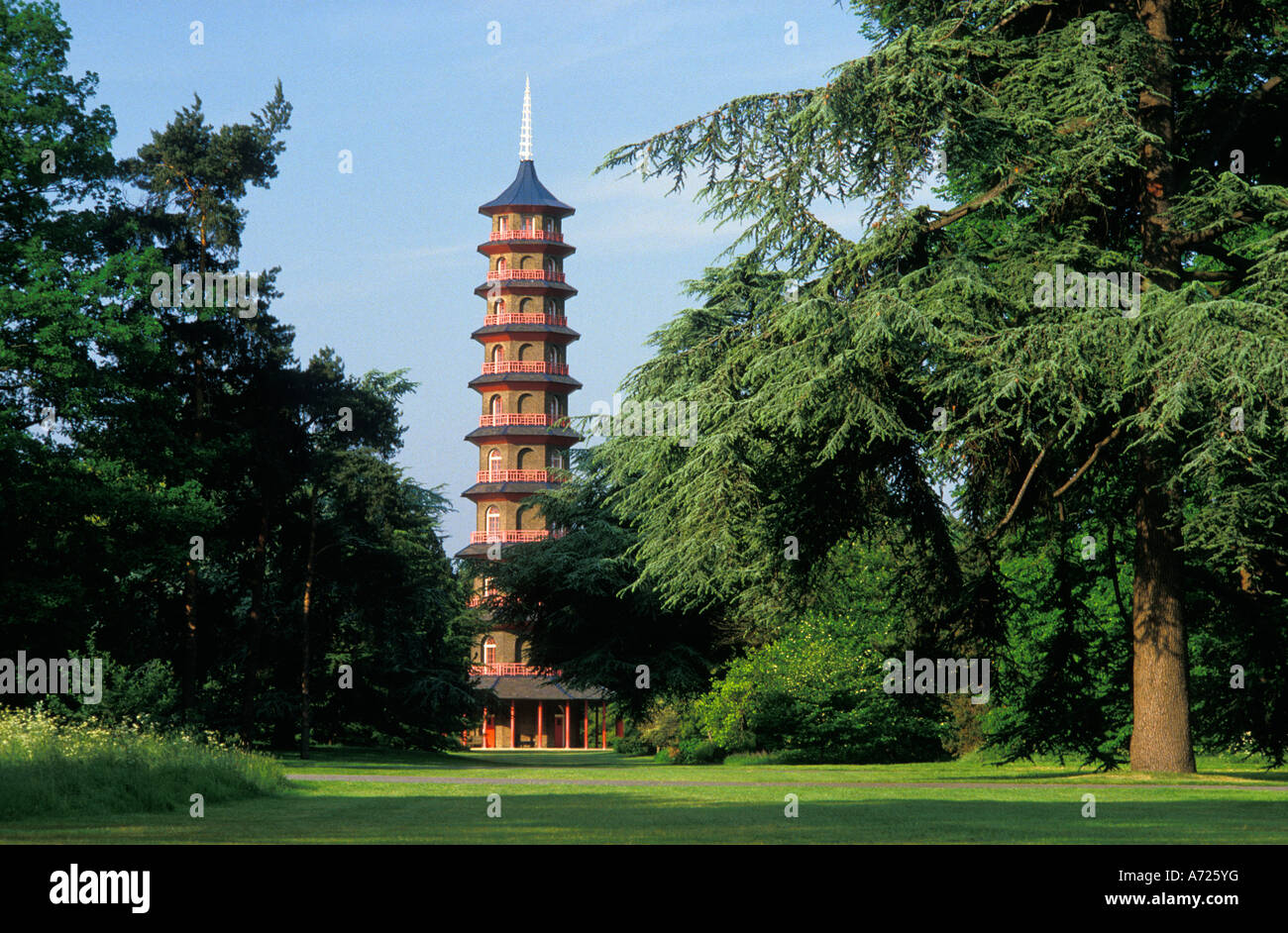 La pagode de Kew Gardens, London, UK Banque D'Images