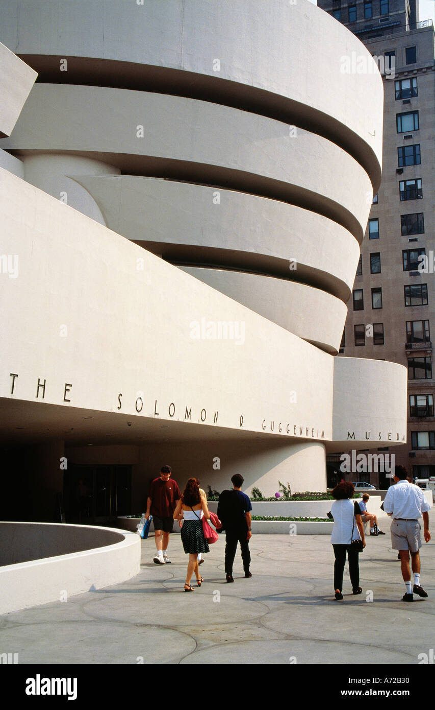 Le Solomon Guggenheim Museum de New York Banque D'Images