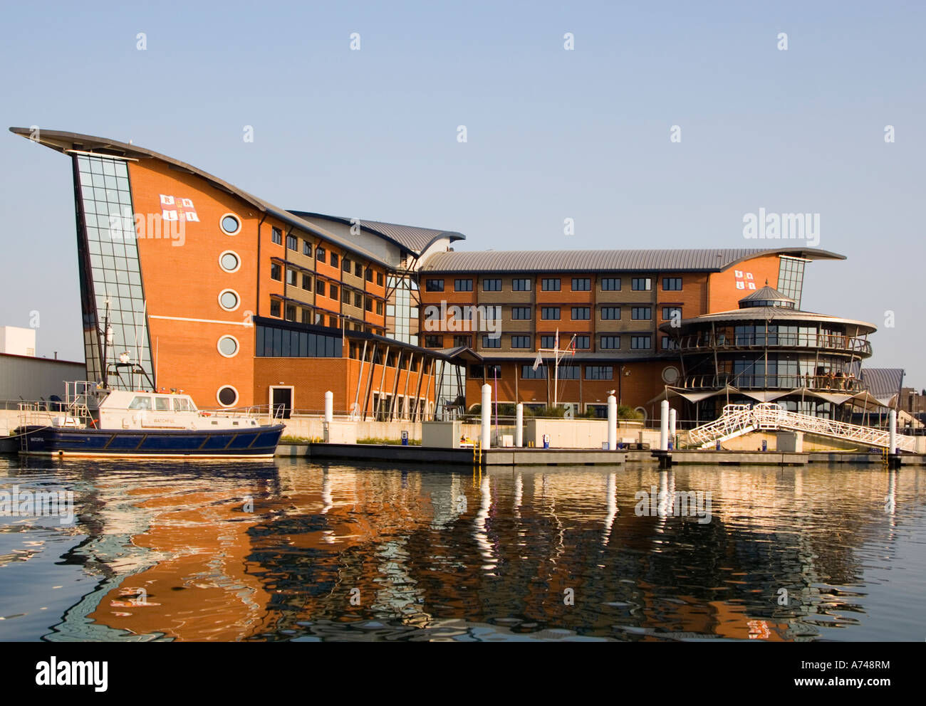 RNLI. Royal National Lifeboat Institution College, centre de conférence et de formation. Poole Quay. Le Dorset. UK. Banque D'Images
