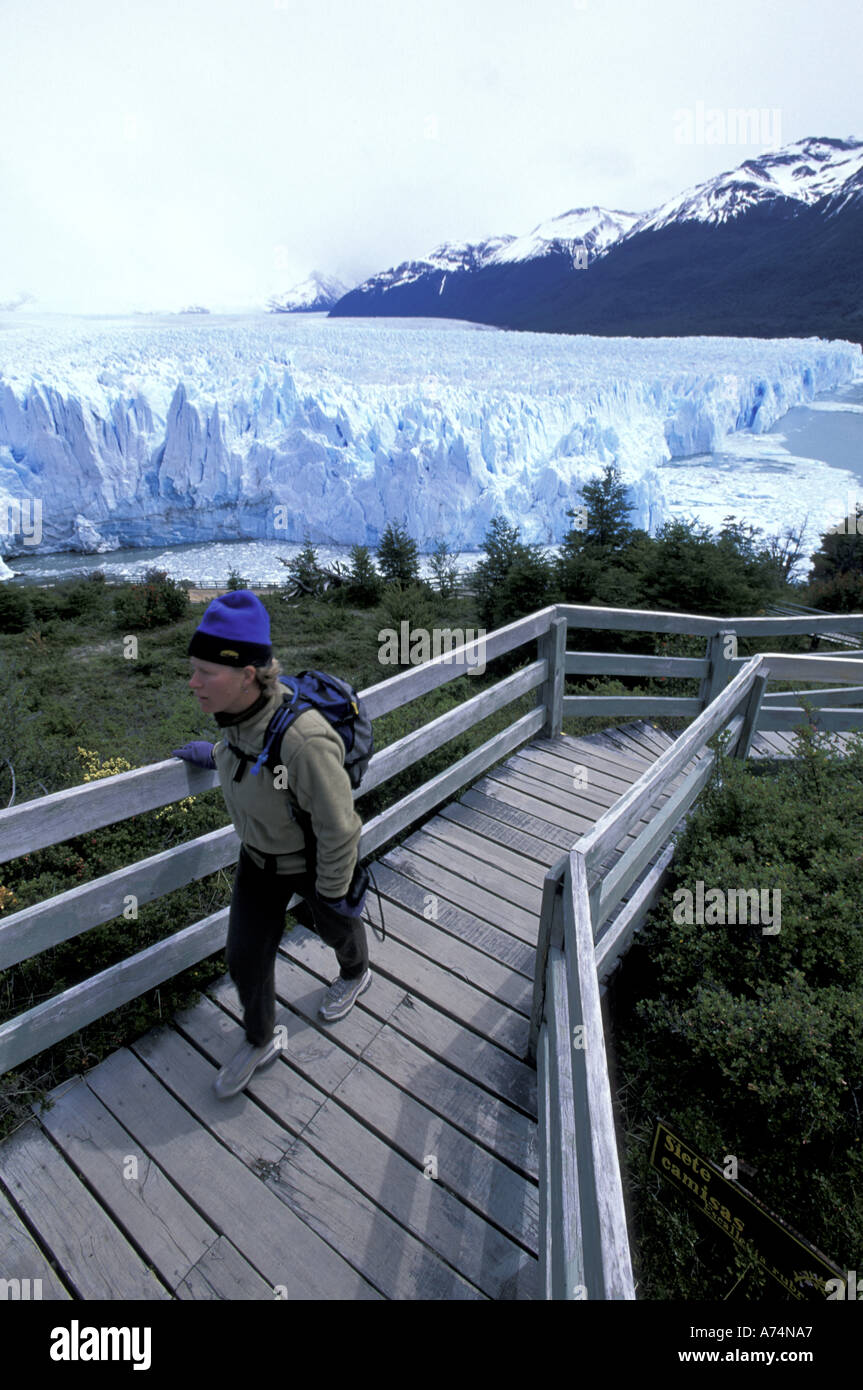 En Patagonie, Argentine, Los Glaciares NP, Santa Cruz Banque D'Images