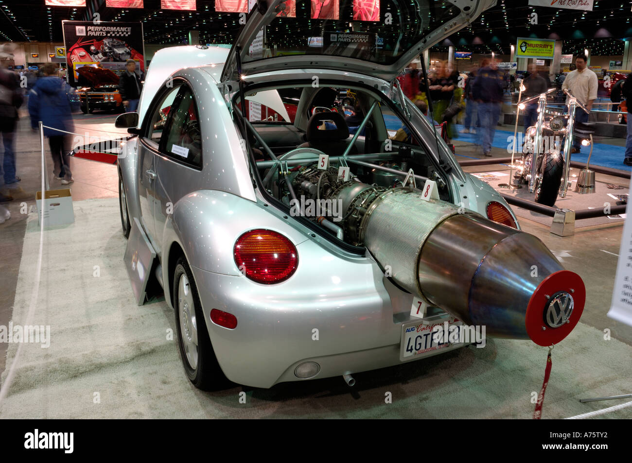 Volkswagen Beetle à réaction à l'Autorama de Detroit 2006 Banque D'Images