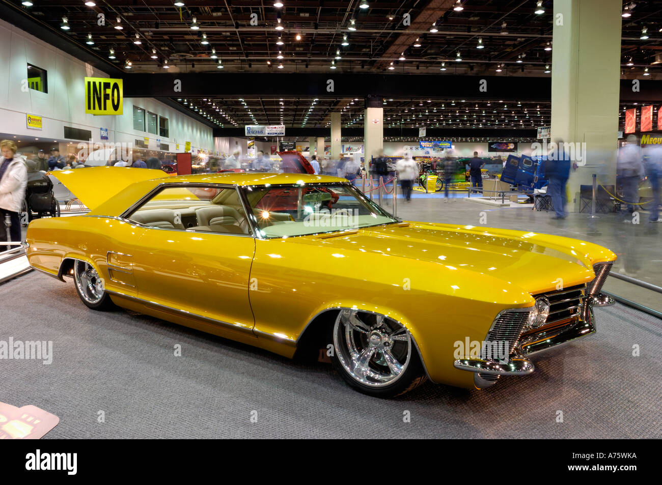 1963 Buick Riviera hot rod à l'Autorama de Detroit 2006 Banque D'Images