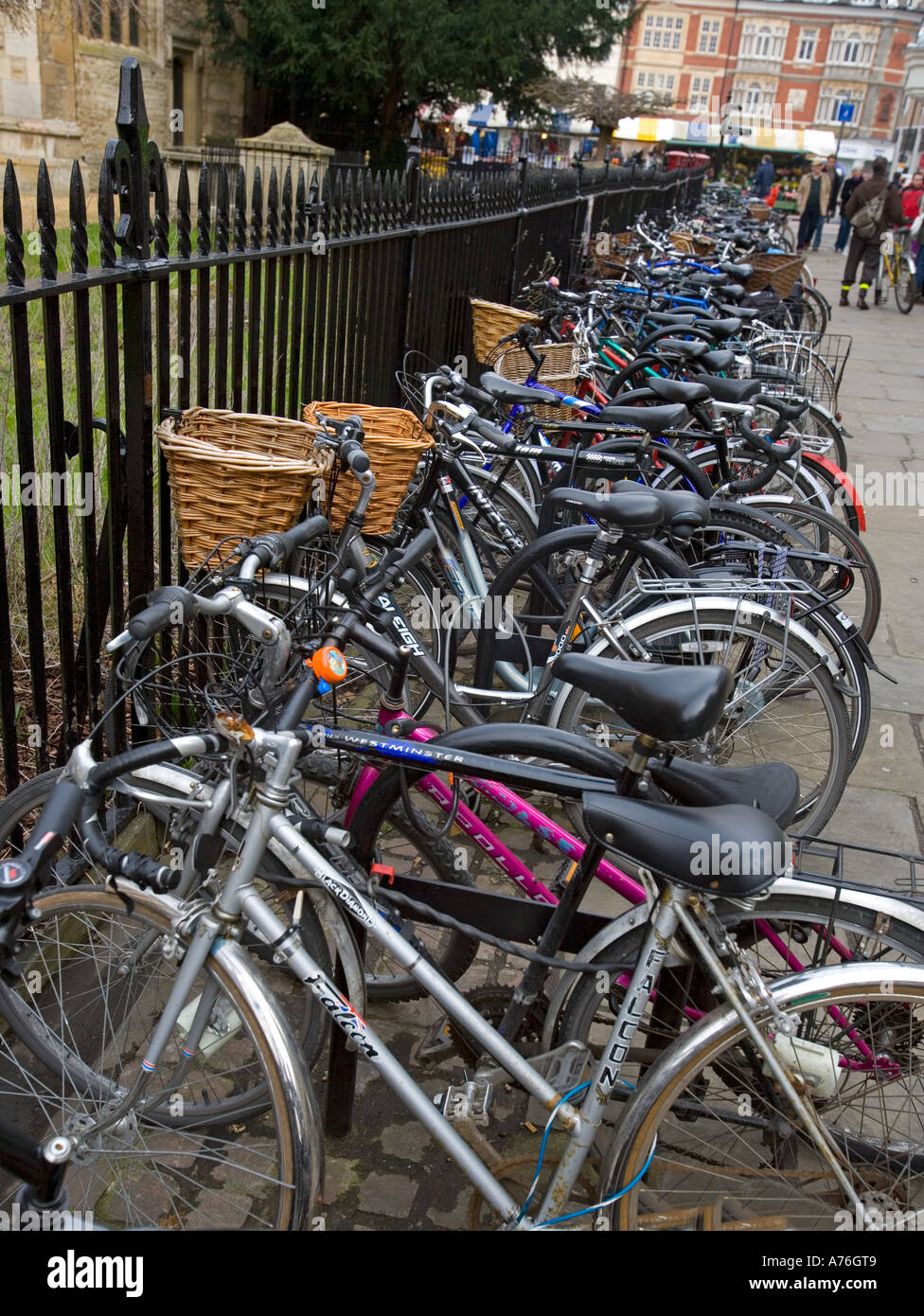 Mars UK Cambridge Vélos Banque D'Images