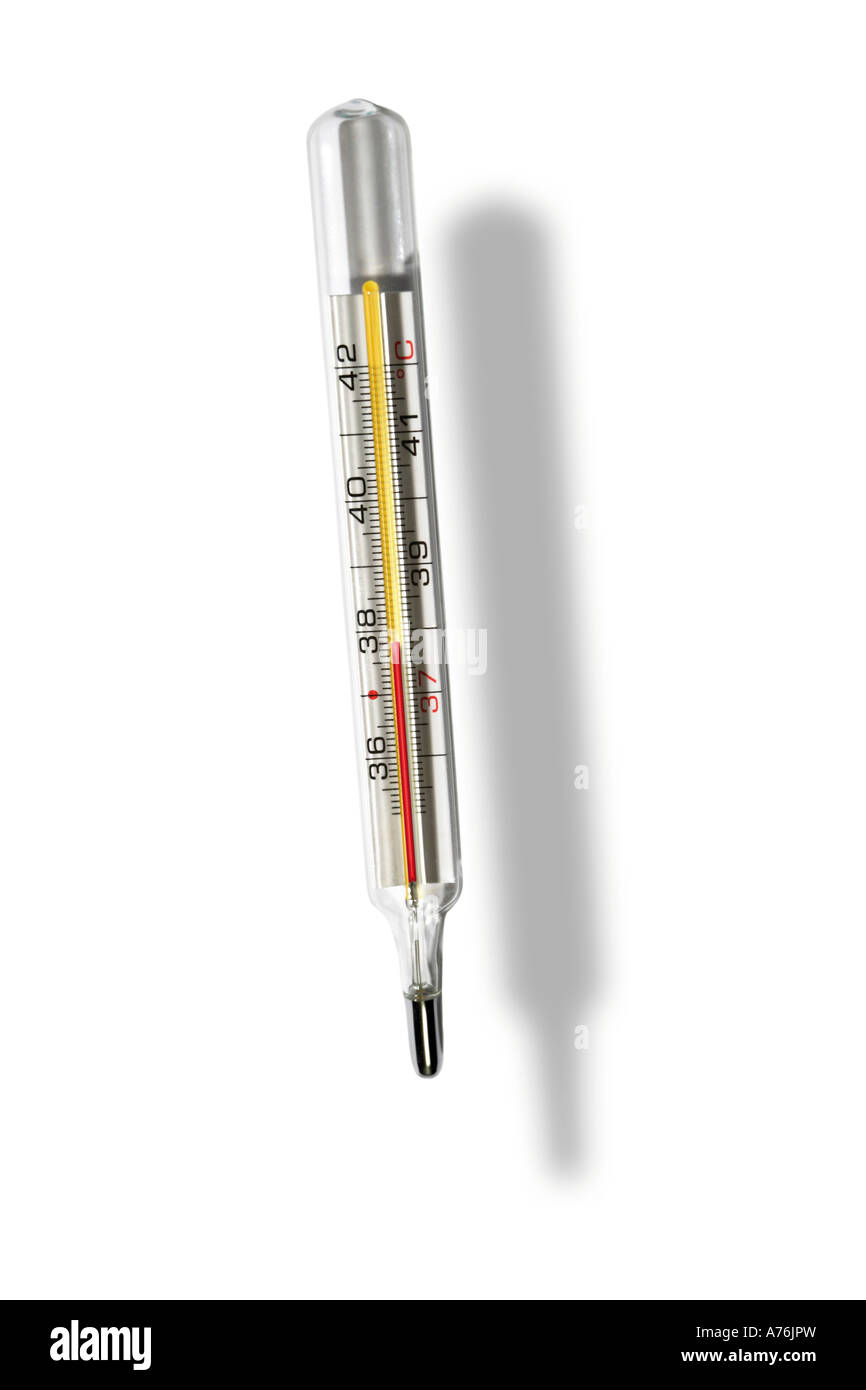 Thermomètre clinique Banque D'Images