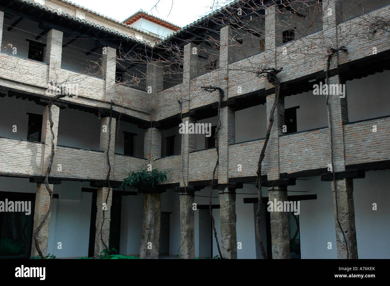 Corral del Carbon 14e siècle patio GRANADA Andalousie Espagne Banque D'Images