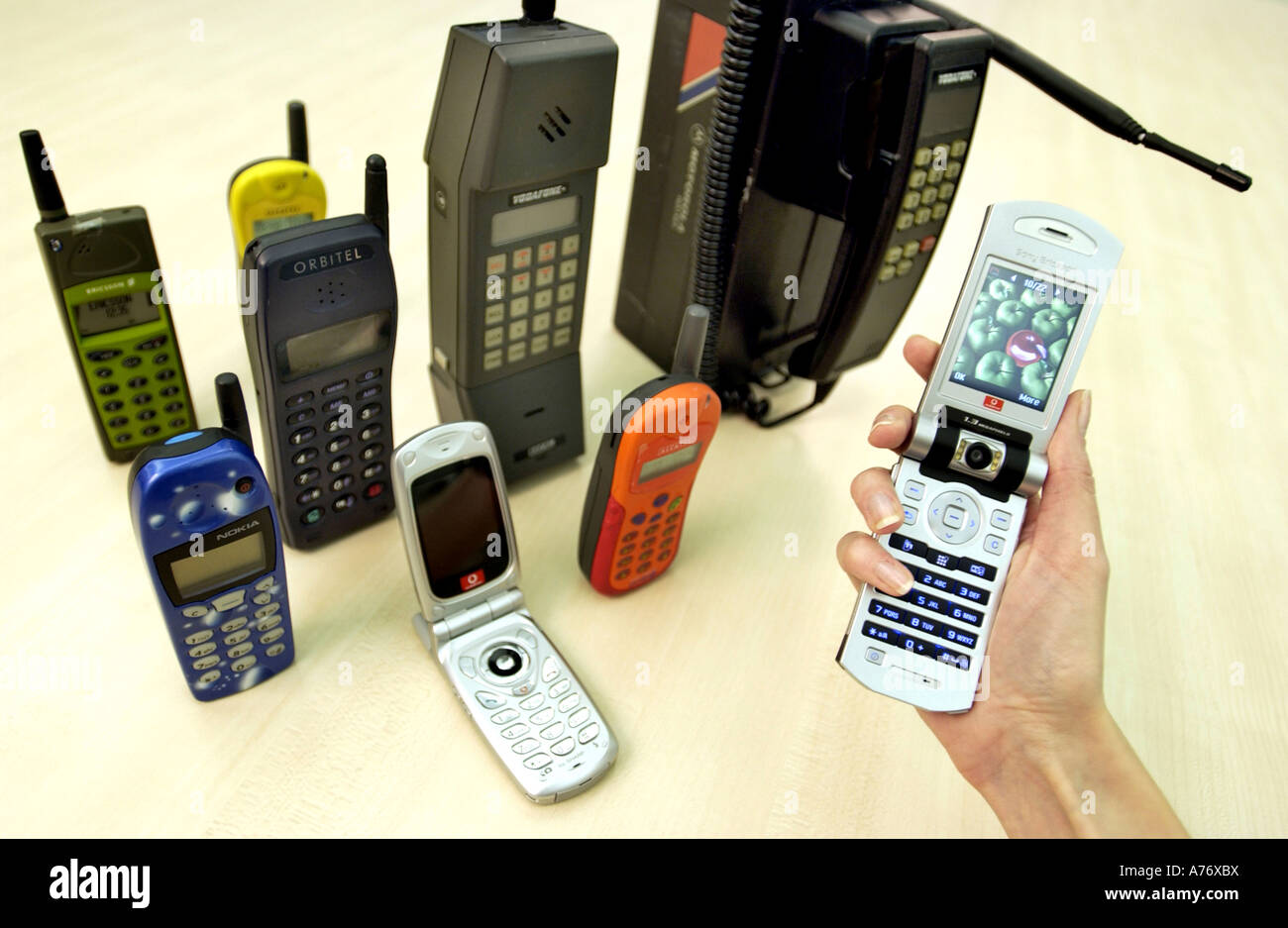 Vintage cell phone Banque de photographies et d’images à haute