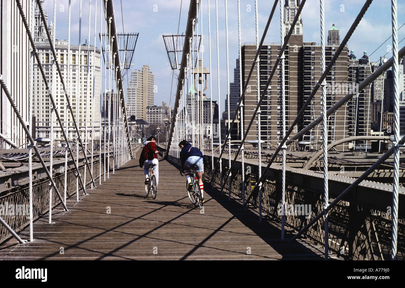 Broklyn Bridge New York USA Banque D'Images