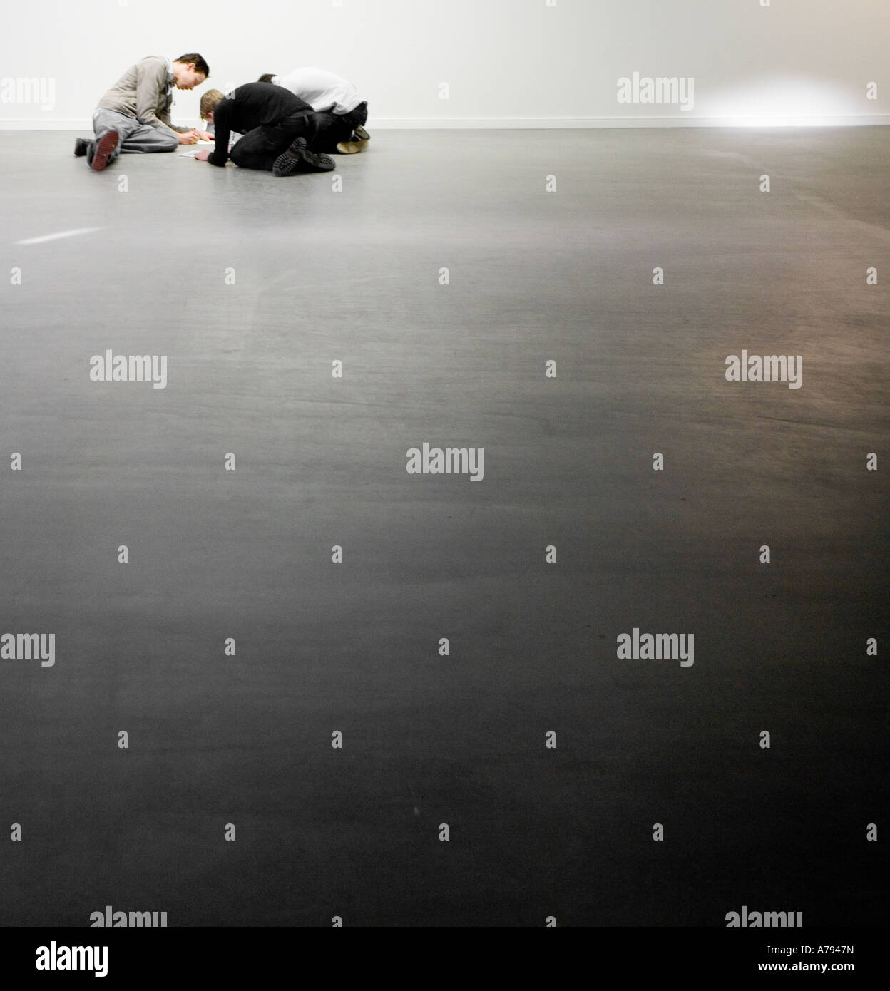 Stedelijk Museum à Amsterdam intérieur Banque D'Images