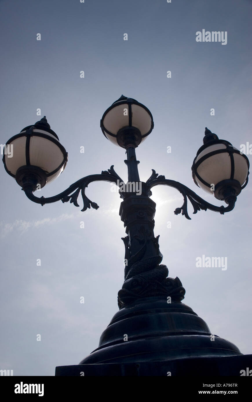 Lampadaire Street, Dublin, Irlande Banque D'Images