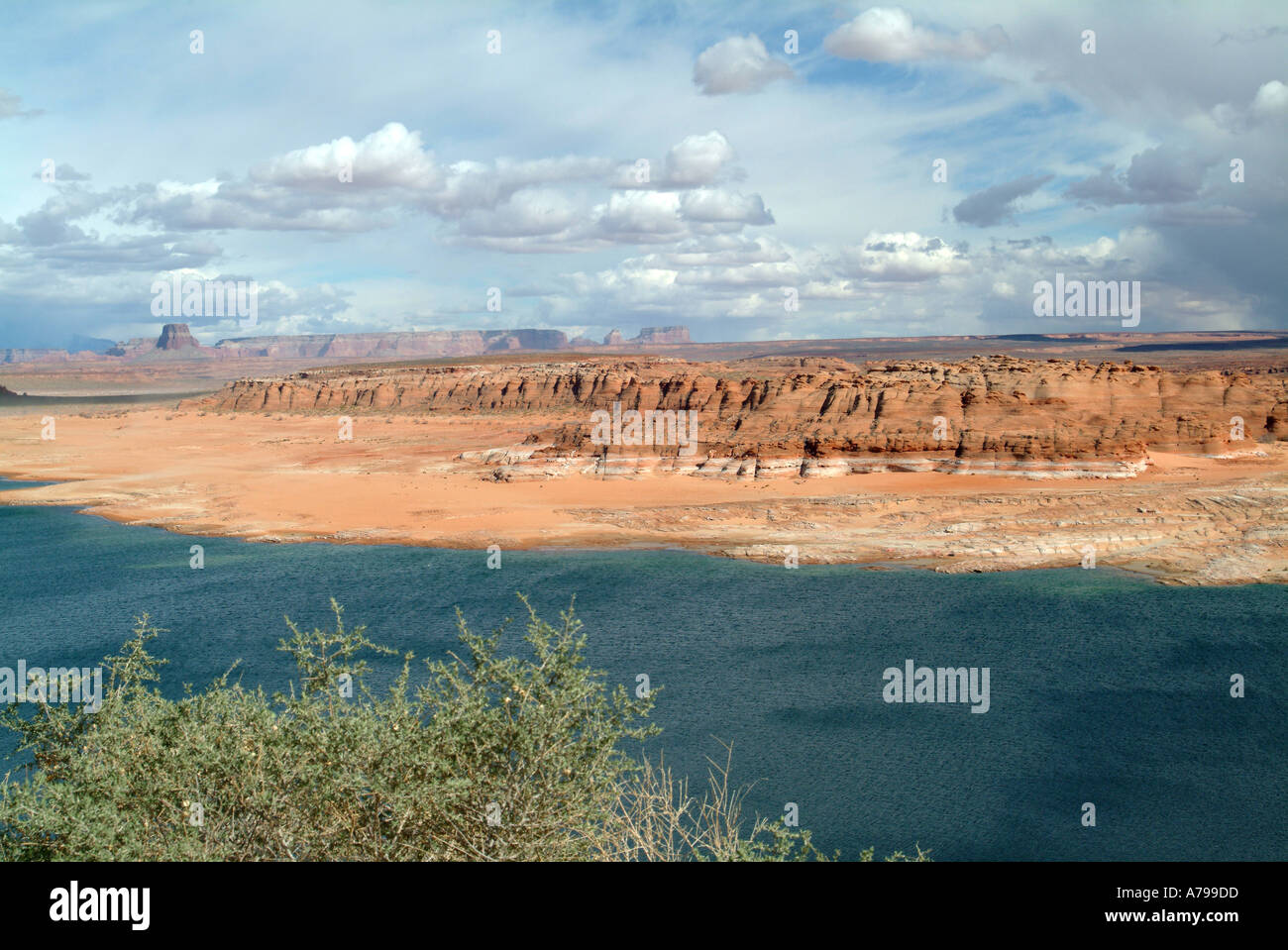 Antelope Island Lake Powell Arizona Banque D'Images