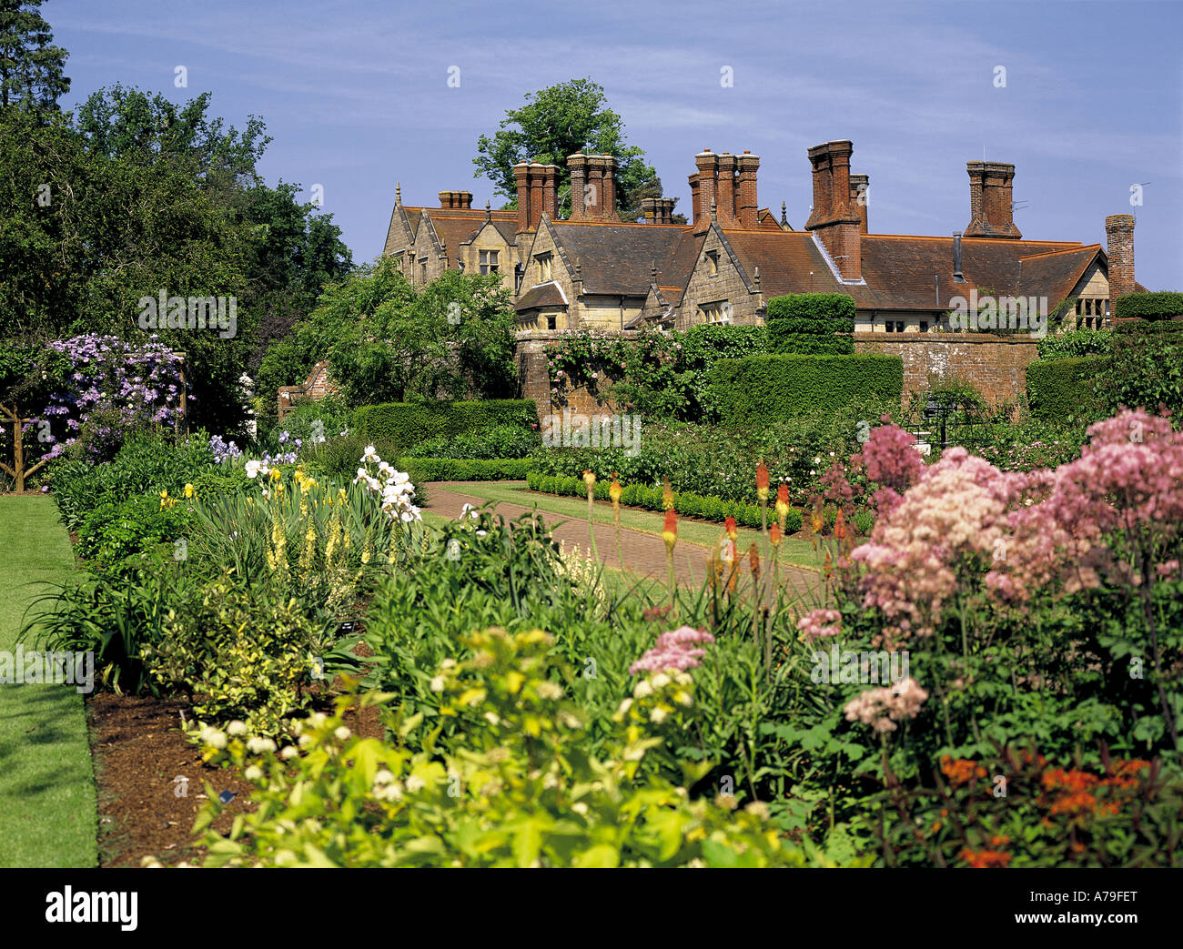 Maison et jardin borde Hill Sussex England Banque D'Images