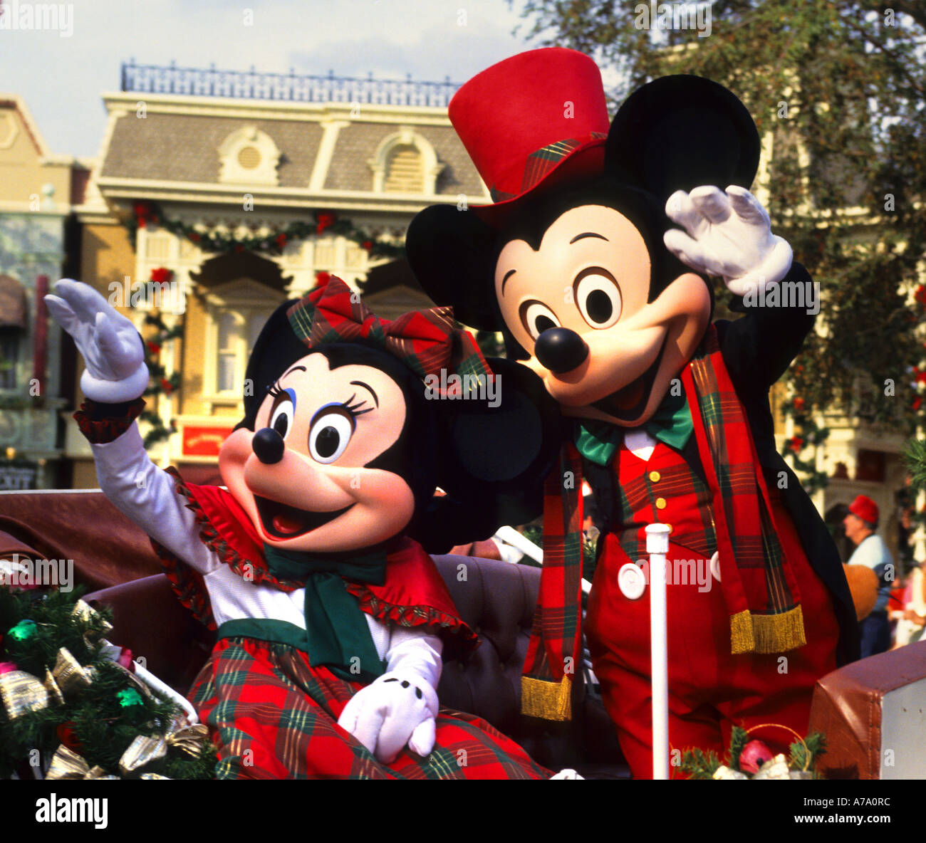 MICKEY MOUSE MINNIE PARADE Orlando United States Usa Floride Disney World Banque D'Images