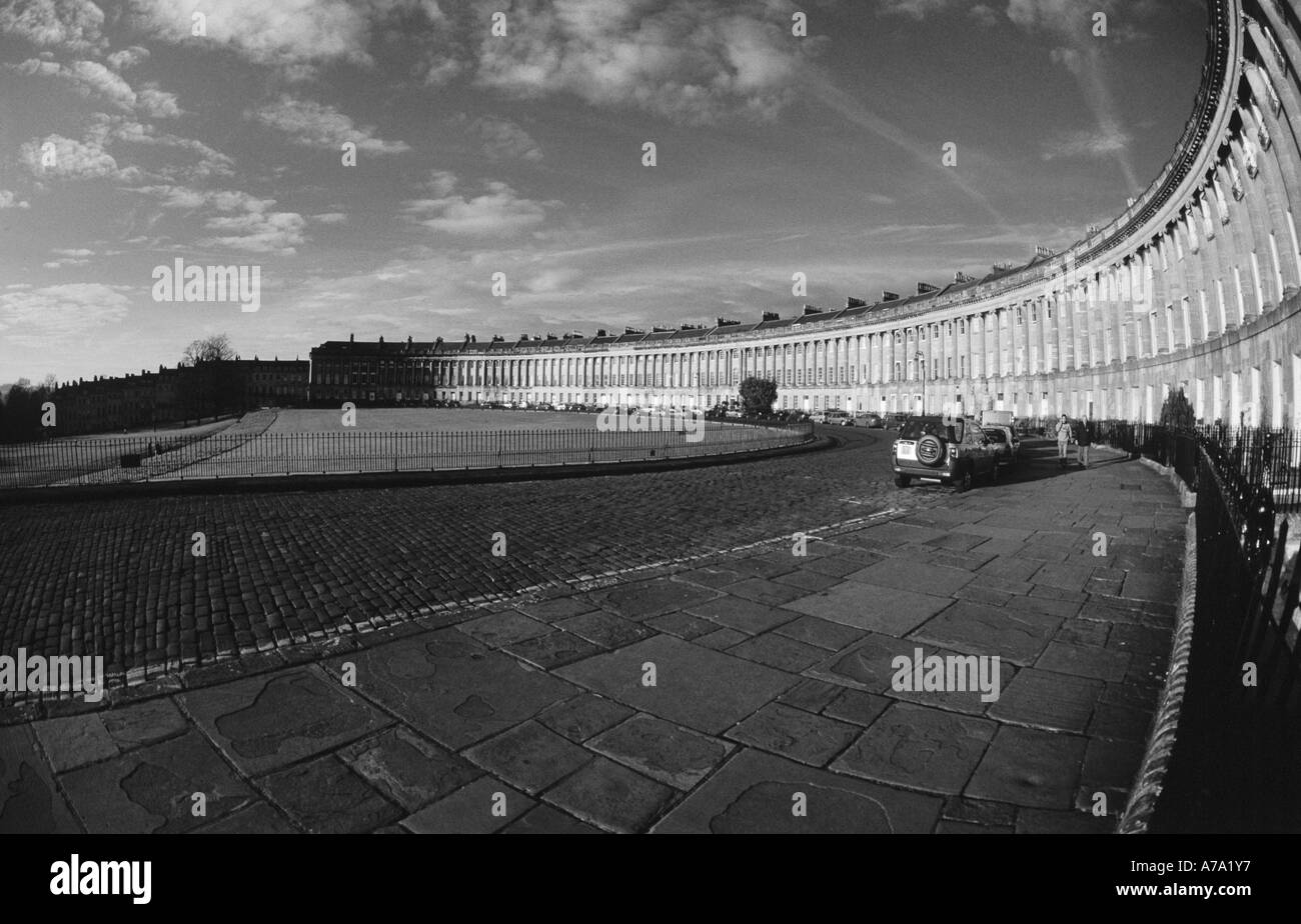 Royal Crescent, Bath Banque D'Images