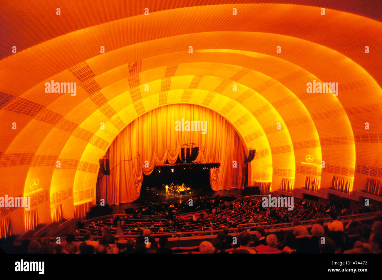 Le Radio City Music Hall de New York Manhattan Intérieur Banque D'Images