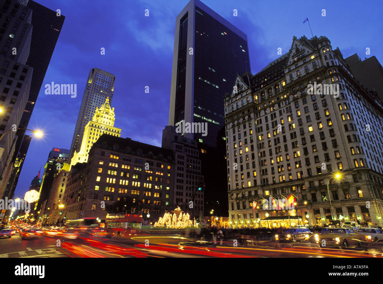 Plaza Hotel Grand Army Plaza Manhattan New York Banque D'Images