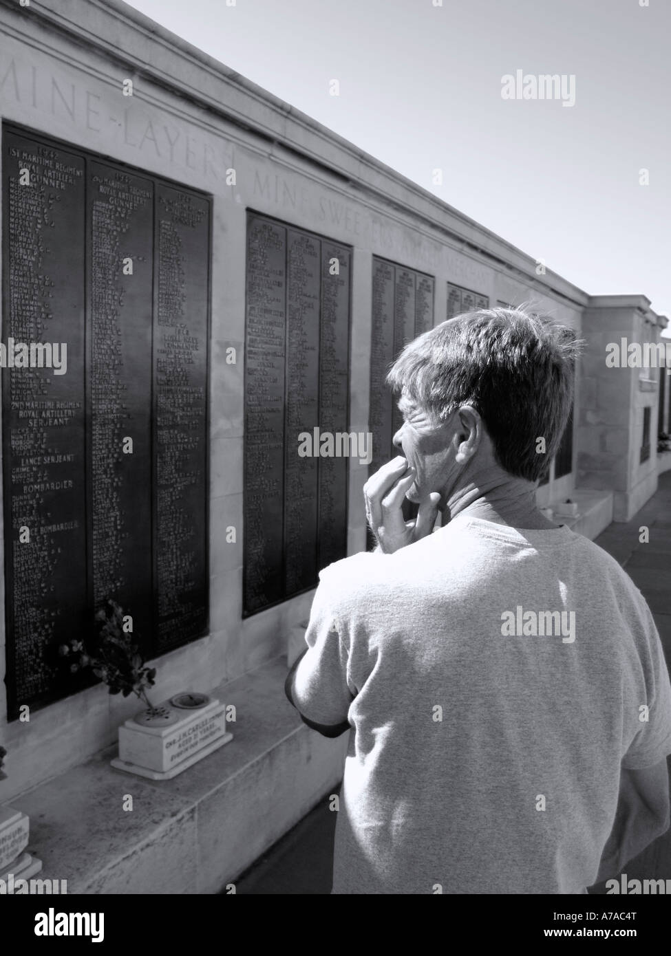 L'étude de l'homme memorial, un cénotaphe Banque D'Images