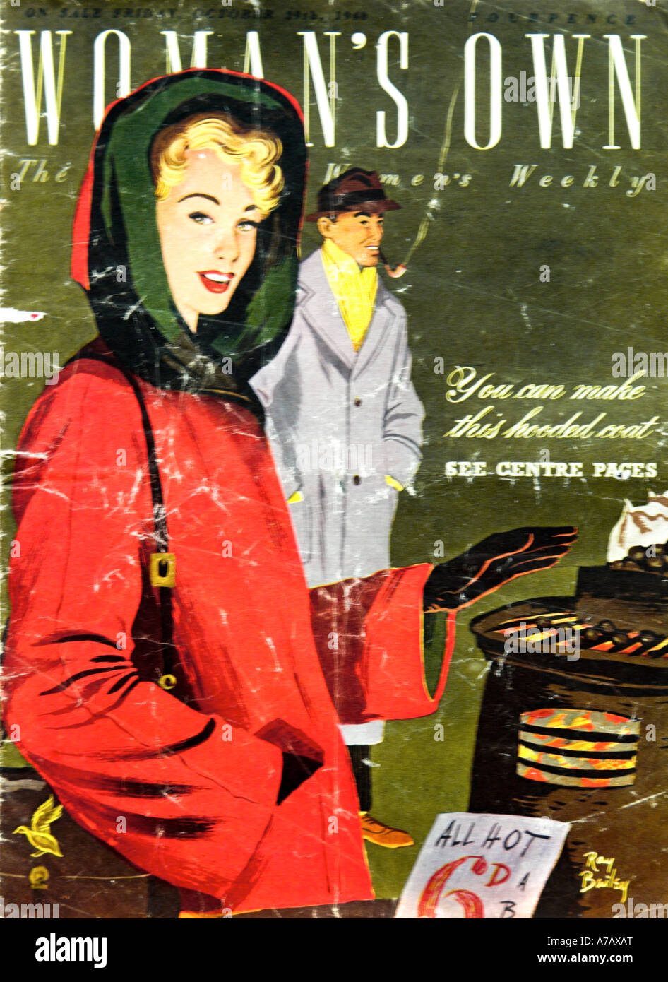 Woman's Own Magazine Octobre 1960 EDITORIAL UTILISEZ UNIQUEMENT Banque D'Images
