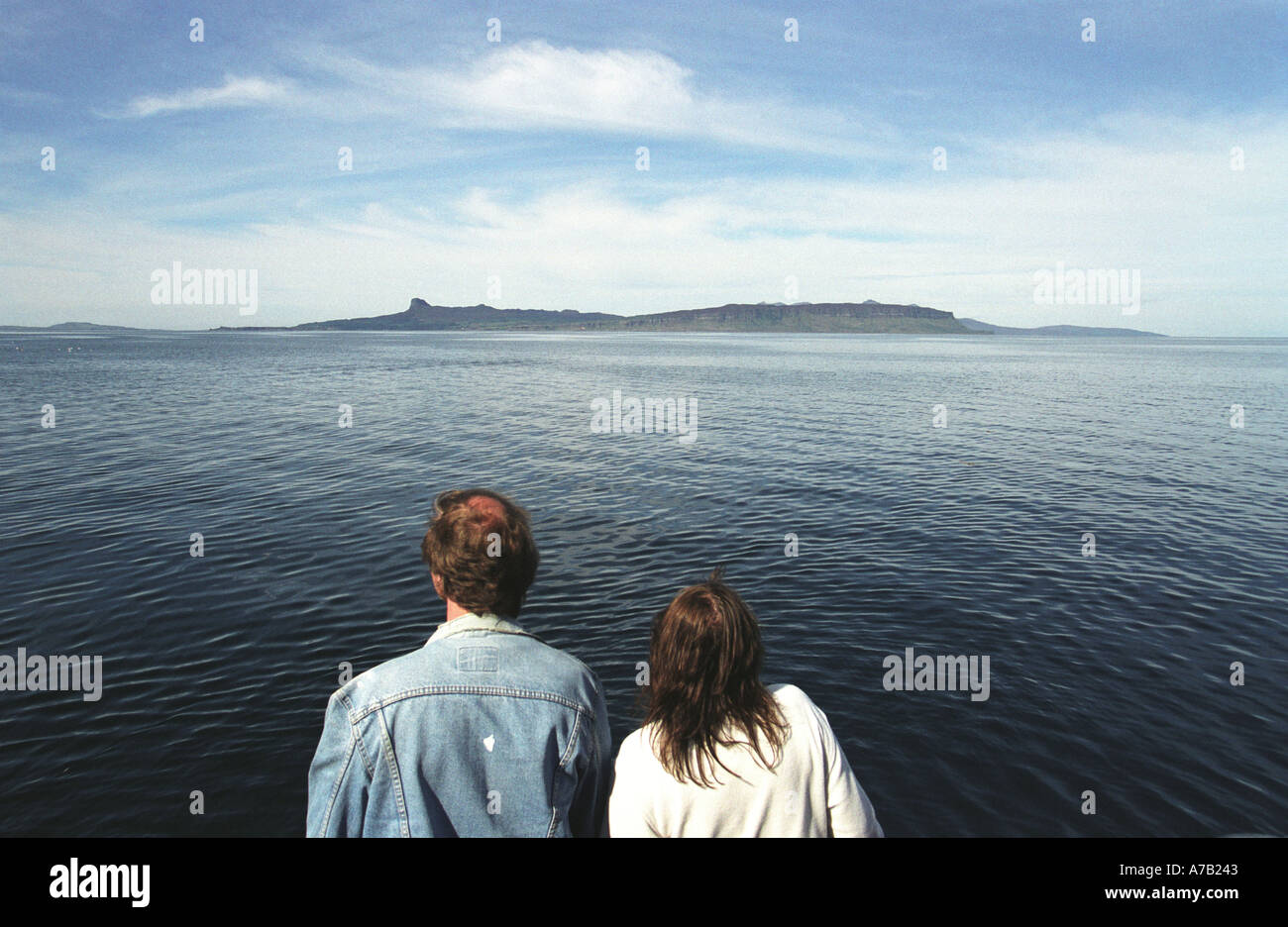 À l'île de Eigg Hébrides intérieures de l'Écosse Banque D'Images