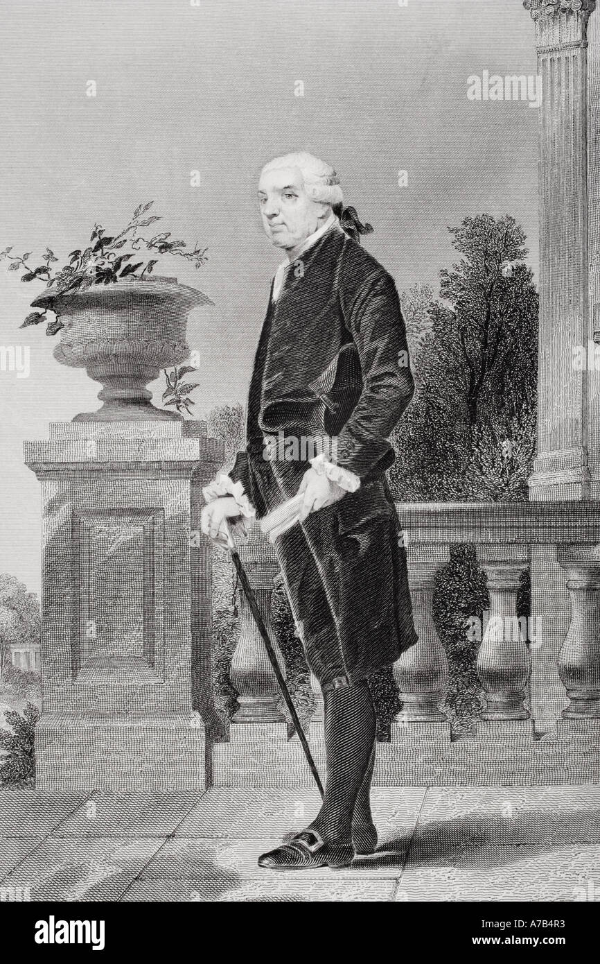 Henry Laurens, 1724 - 1792. Homme d'État américain, marchand, marchand d'esclave, et le riz le semoir. Président du Congrès Continental. Banque D'Images