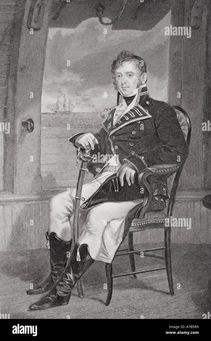 James Lawrence, 1781-1813. Officier de la marine américaine.. Banque D'Images