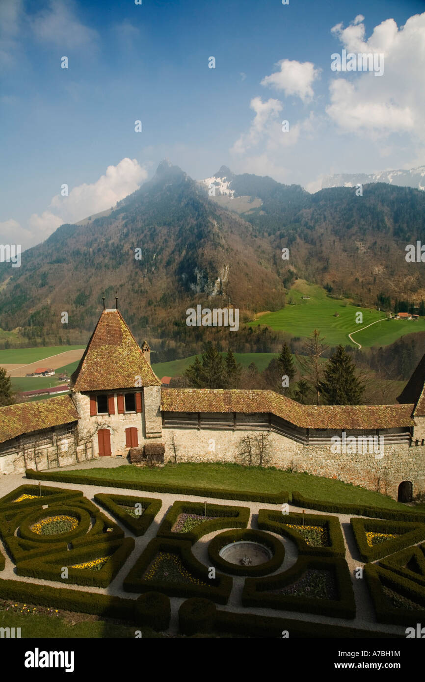 Château de Gruyères, Suisse Banque D'Images