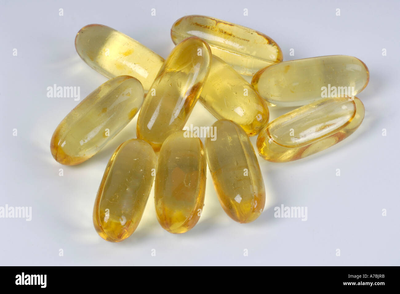 Omega 3 comprimés Comprimés Banque D'Images