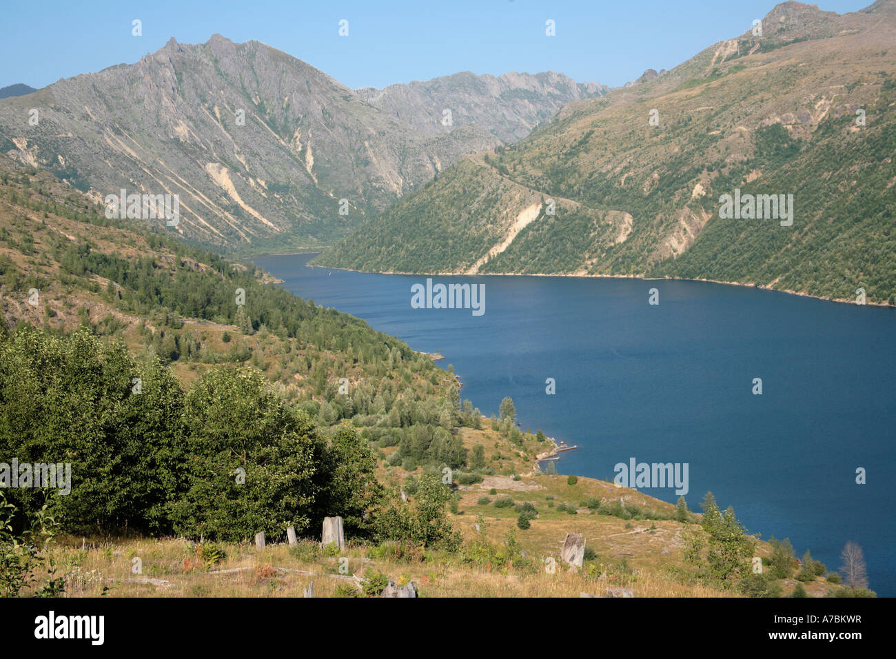 Lac de montagne Banque D'Images