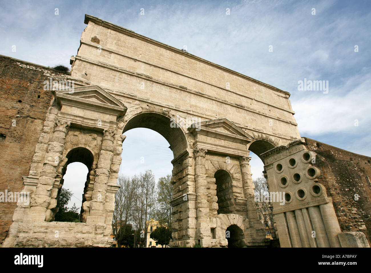 Porta Maggiore Piazzale Labicano Rome Italie Europe Banque D'Images