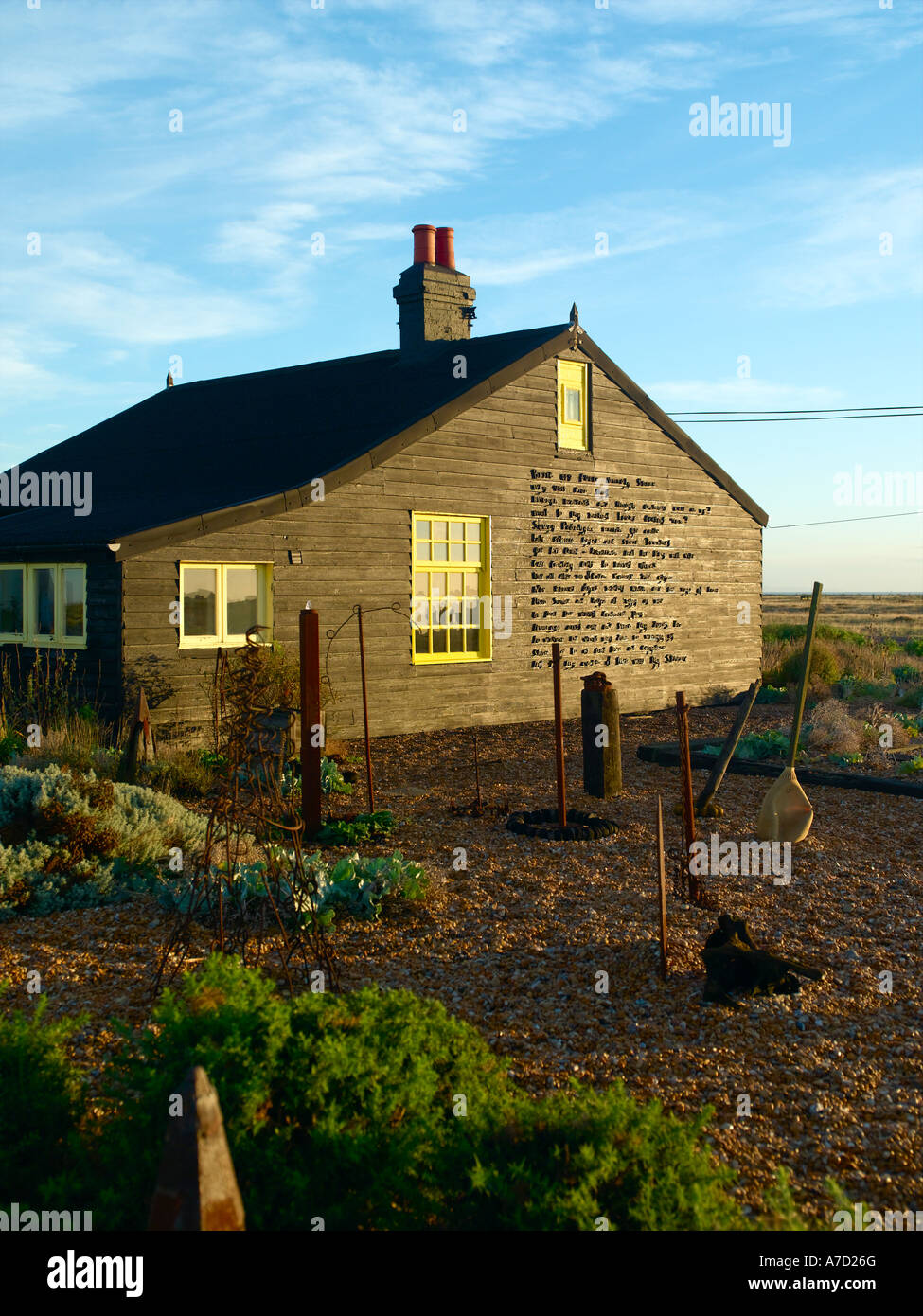 Derek Jarman's Perspective Cottage Banque D'Images