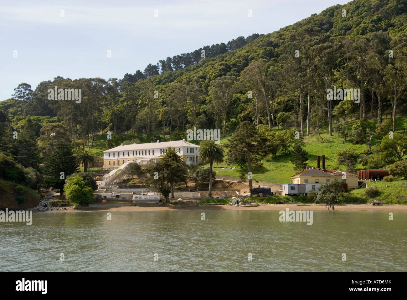 Angel Island State Park San Francisco Bay CA CALIFORNIE la station d'immigration Banque D'Images