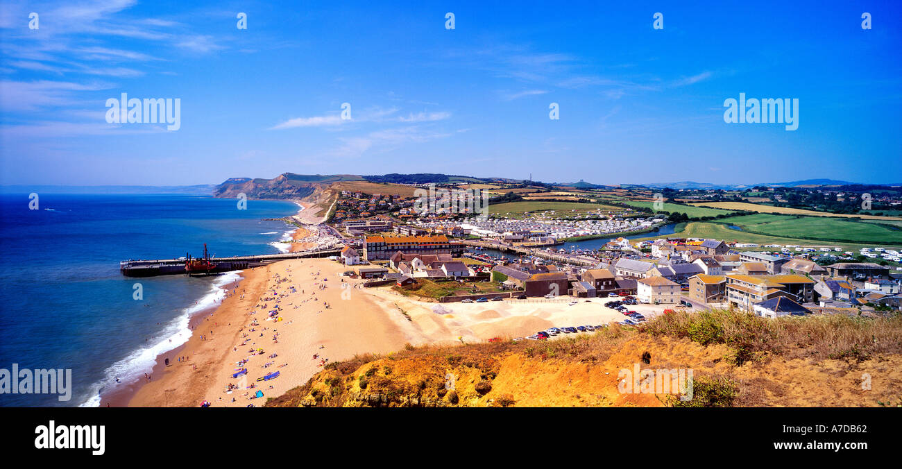 Baie ouest Dorset UK Banque D'Images