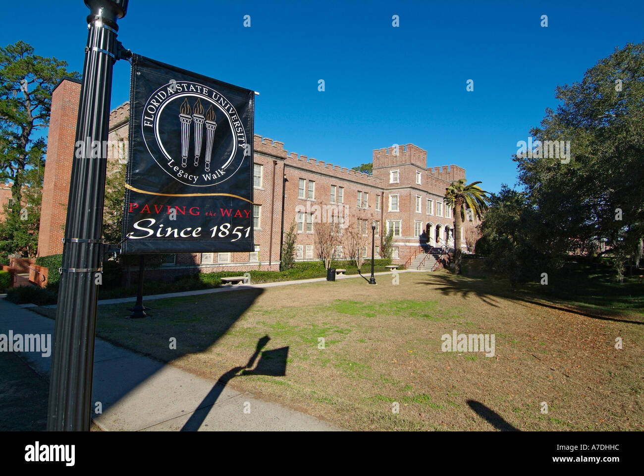 Bryan Hall, le campus de l'Université d'État de Floride Floride Tallahassee FL Seminoles Banque D'Images