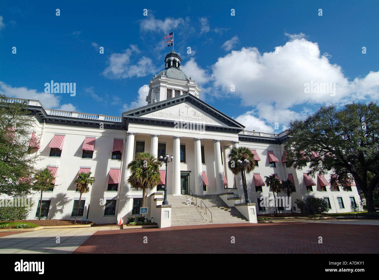 L'ancien bâtiment du Capitole d'État de Floride à Tallahassee FL Banque D'Images