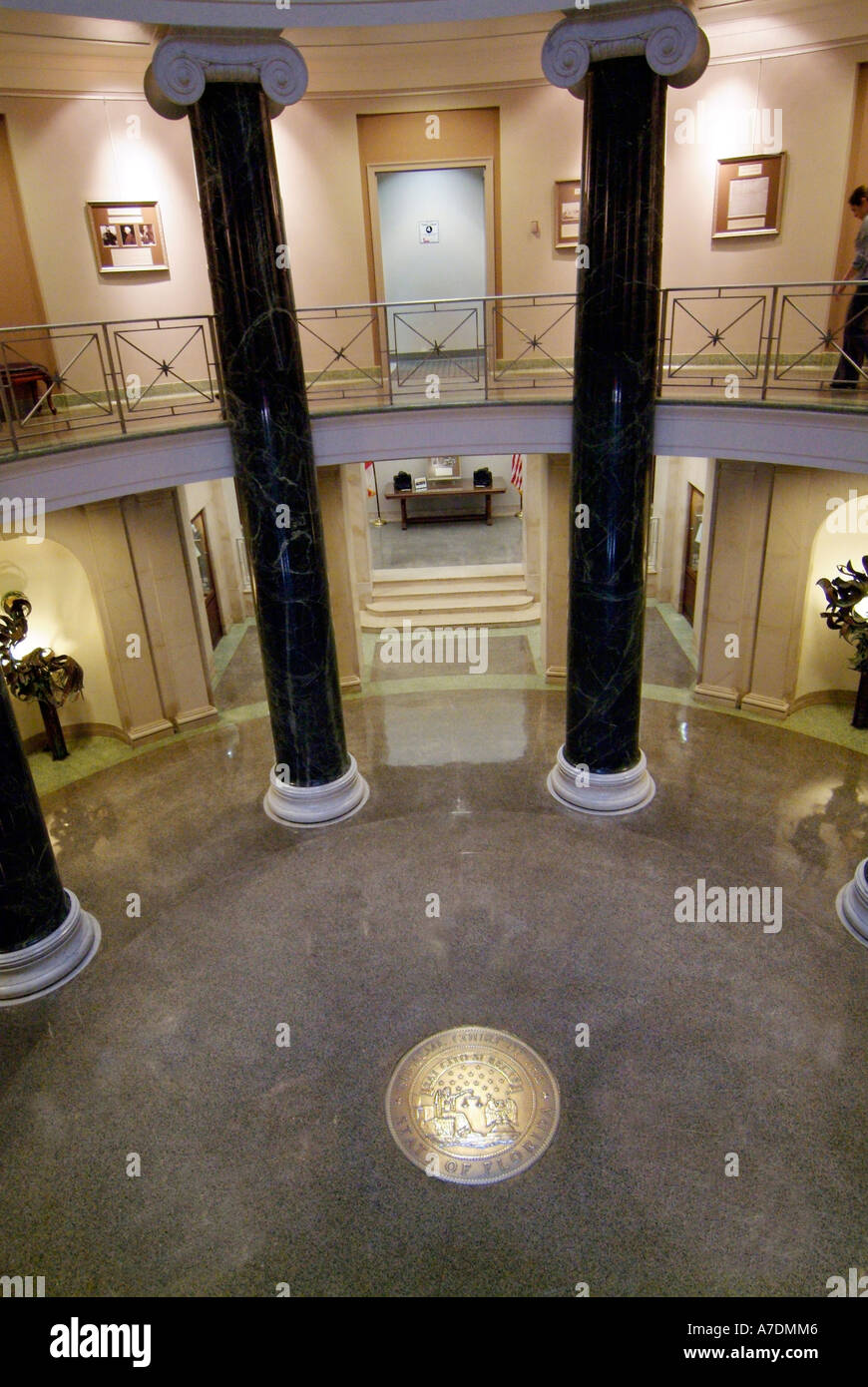 L'intérieur avec l'état actuel de la nouvelle joint State Capitol Building à Tallahassee Floride FL Banque D'Images