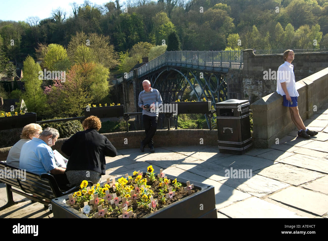 Ironbridge, dans le Shropshire, le berceau de la révolution industrielle au Royaume-Uni, maintenant à la maison à de nombreux musées de préserver l'héritage. Banque D'Images