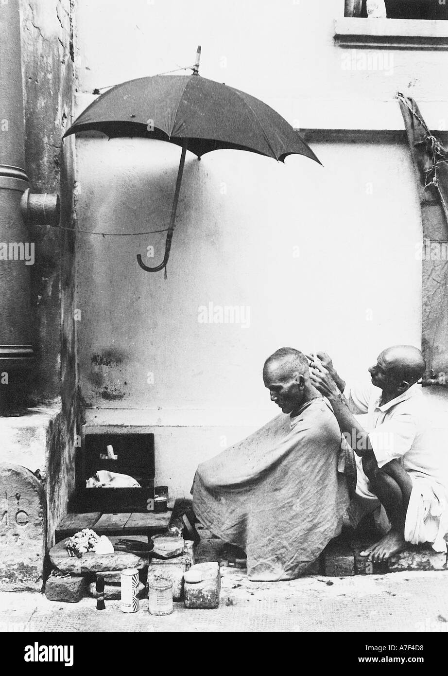 Vieux vintage des années 1900 images noir et blanc la vie en Inde la vie indienne Banque D'Images