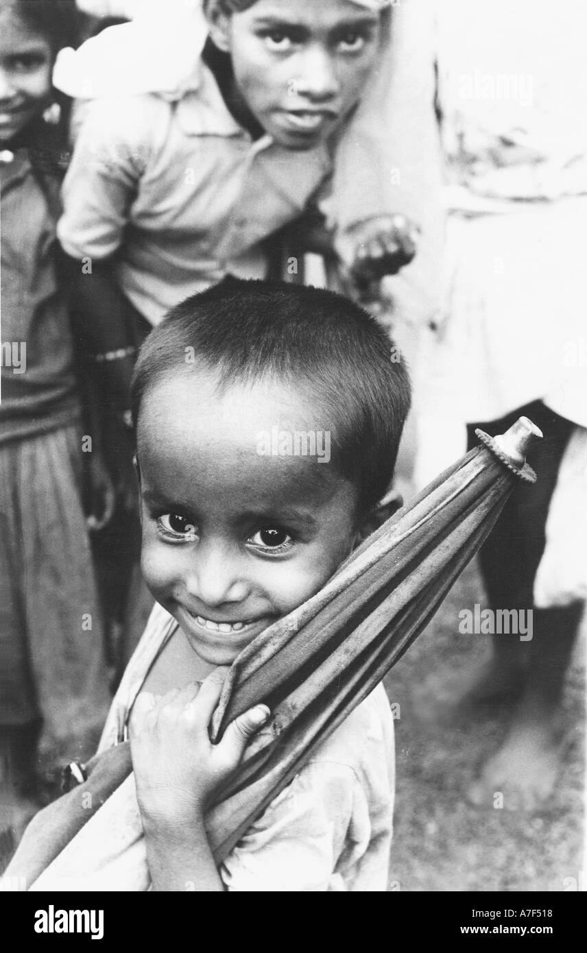 Vieux vintage des années 1900 images noir et blanc la vie en Inde la vie indienne Banque D'Images