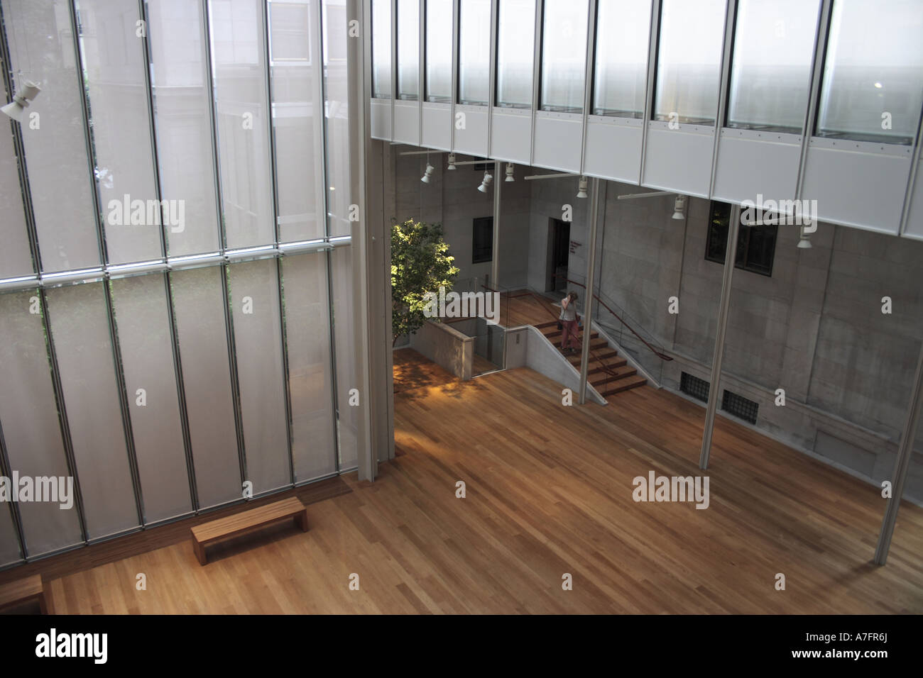 Pierpont Morgan Library New York nouvel ajout de Renzo Piano Banque D'Images