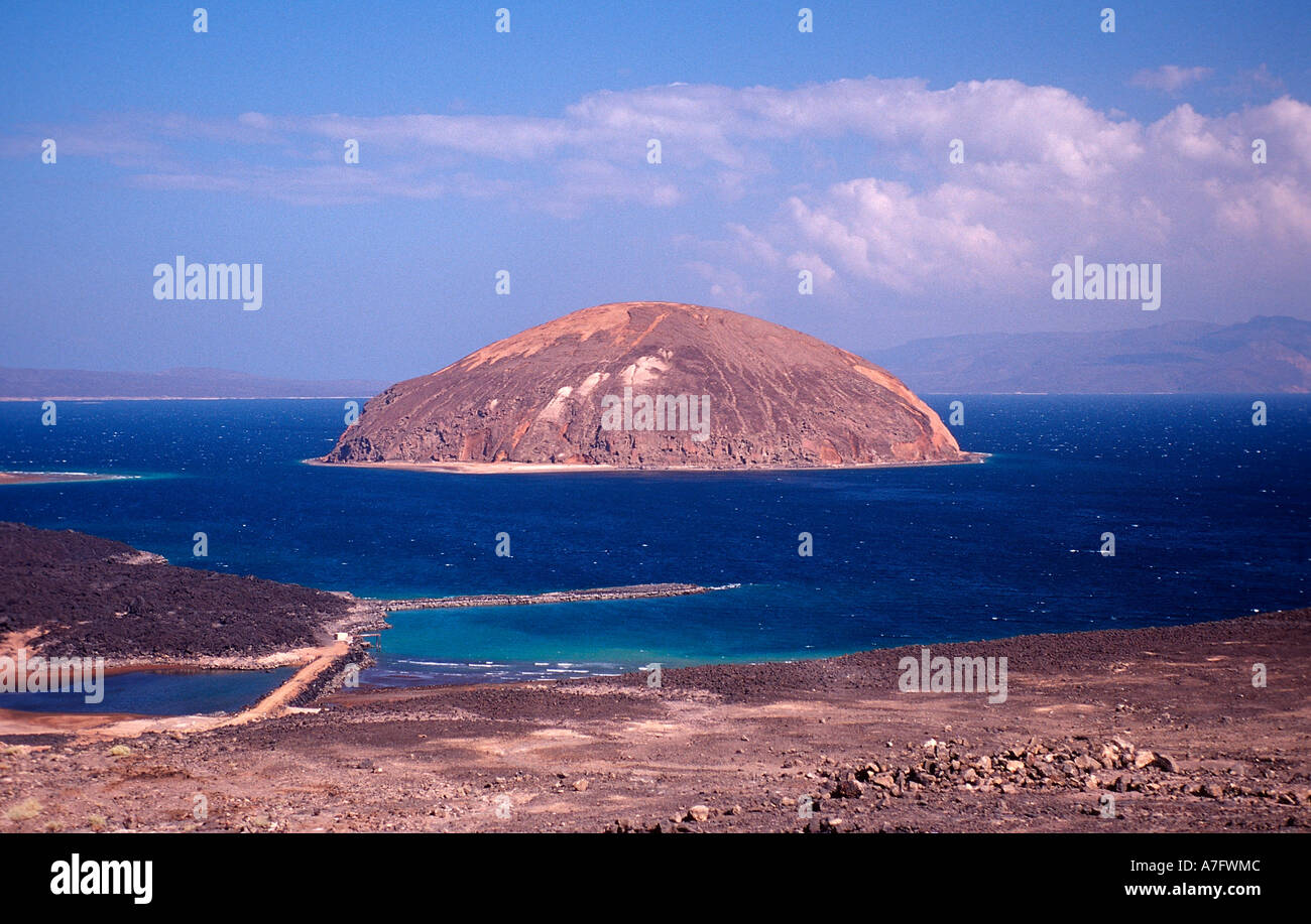 Guinni Koma Afrique Djibouti Djibouti île Devils Triangle Afar Golfe d'Aden, Golfe de Tadjourah Banque D'Images