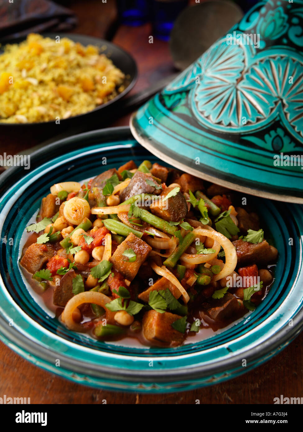 Tajine de légumes Banque D'Images