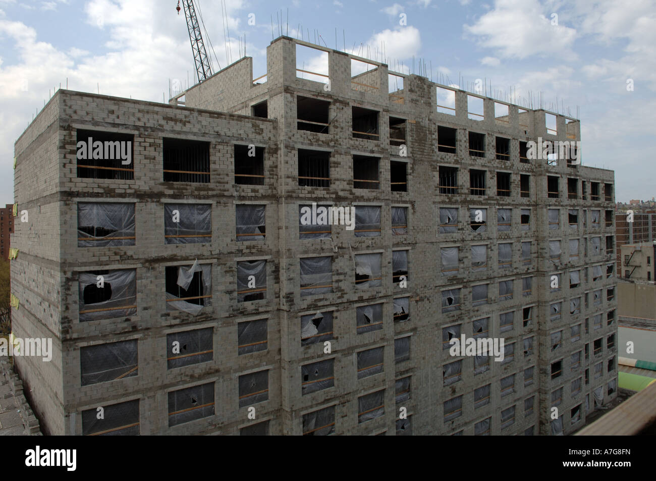 Construction development harlem gentrification Banque de photographies et d’images à haute