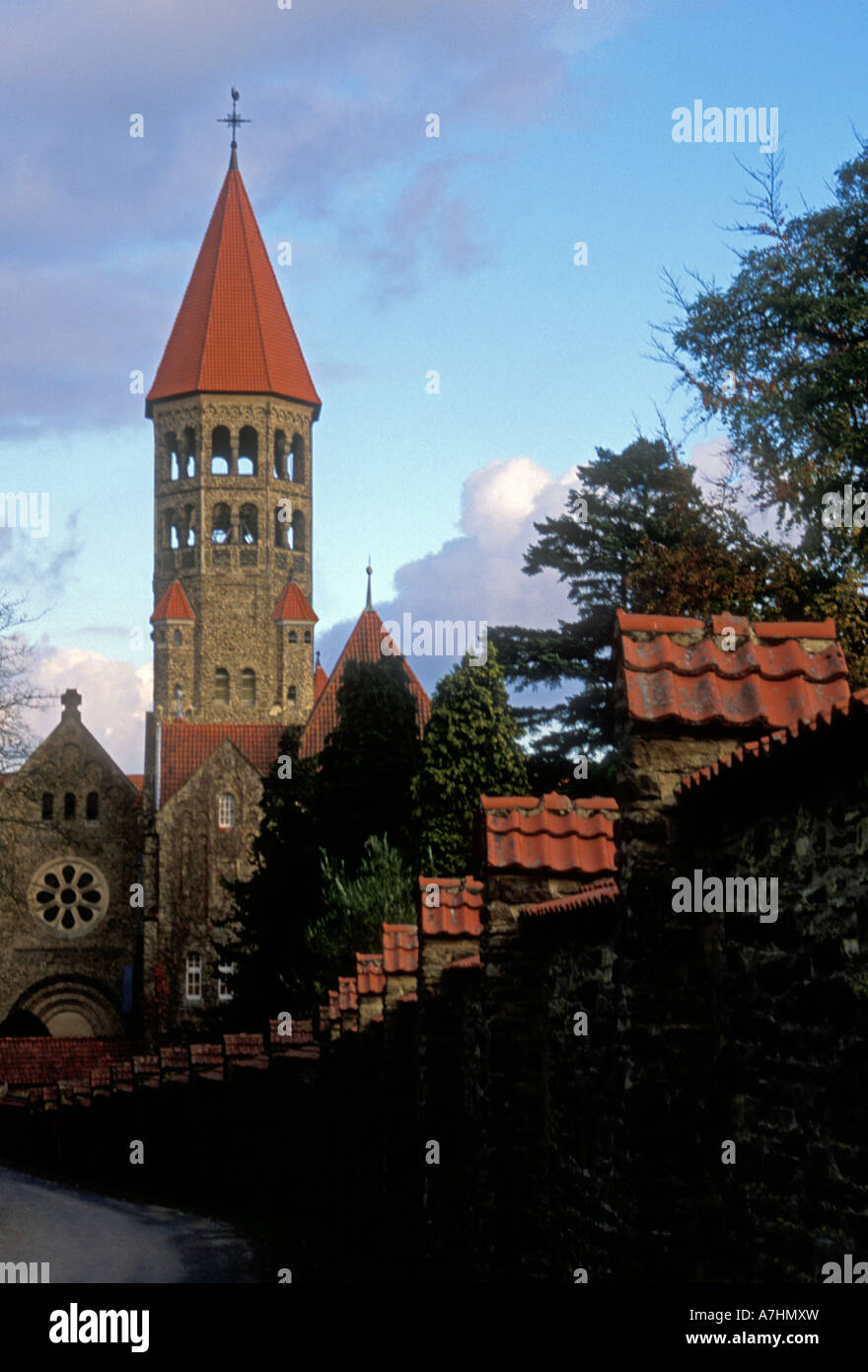 Saint-maurice et l'abbaye de saint maur clervaux diekirch luxembourg europe Banque D'Images